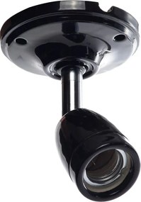 Kerámia Fali Lámpa, Állítható, Mennyezeti, Fekete