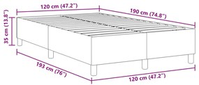 Boxspring Ágy Világos Zöld Szürke Kis Dupla Corduroy Szövet