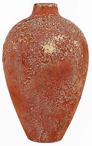 YL742 Patina kerámia váza, piros
