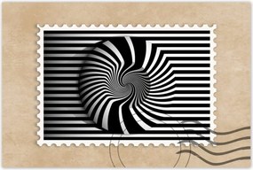 Poszterek 120x80 Absztrakt fekete-fehér