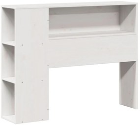fehér tömör fenyőfa fejtámla tárolóval 75 cm
