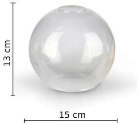 Csillár rúdon FLEX 3xE27/60W/230V fekete/átlátszó