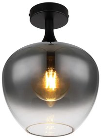 Globo Globo 15548D - Mennyezeti lámpa MAXY 1xE27/40W/230V füstszínű GL7963