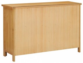 tömör tölgyfa komód 105 x 33,5 x 73 cm