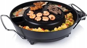 Elektromos grill koreai BBQ-hoz hot pot funkcióval 3L, 36cm Tristar