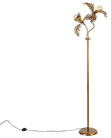 Vintage állólámpa arany 187 cm 2-lámpás - Botanica