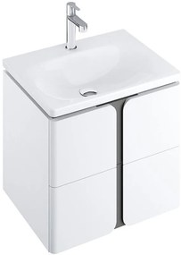 Ravak Balance szekrény 50x46.5x50 cm Függesztett, mosdó alatti fehér X000001365