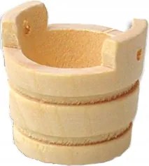 Fa vödör átmérő 2,2cm 5-9cm-es figurákhoz