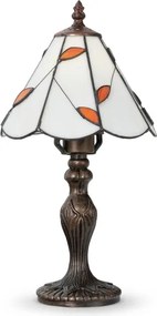 BRILAGI - Tiffany-stílusú ólomüveg asztali lámpa FOLIA 1xE27/60W/230V