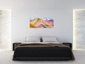 Kép - Rainbow Mountain, Peru (120x50 cm)