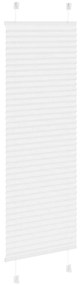pliszírozott redőny Fehér 50x100 cm szövetszélesség 49,4 cm