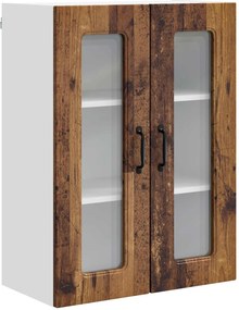 vidaXL Konyhaszekrény tárolóval Kalmar Öreg fa 60 x 31 x 80 cm Faanyag