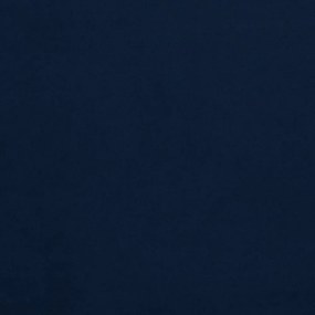 Sötétkék bársony kanapé 138 cm Juli – Ropez