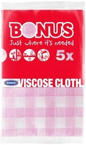 Mosogatókendő, viszkóz, 5 db, BONUS (KHT1515)