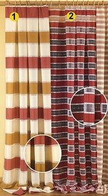 Elegáns Kész Függöny Szalaggal Kiárusítás 150x260