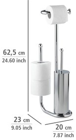 Universalo WC-papír és kefe tartó szett - Wenko