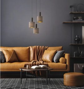 Eglo 97684 - Csillár zsinóron CONCESSA 1 3xE27/60W/230V