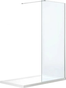 WI01-90 Walker walk in zuhanyfal 90x195 cm , 8mm-es üveggel