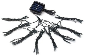 Napelemes dekor fényfüzér napernyőhöz