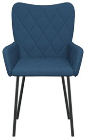 2 db kék szövet étkezőszék