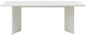 Világosszürke étkezőasztal 90x200 cm Palma – Unique Furniture