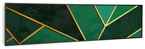 Klarstein Wonderwall Air Art Smart, infravörös hősugárzó, 120 x 30 cm, 350 W, zöld csík