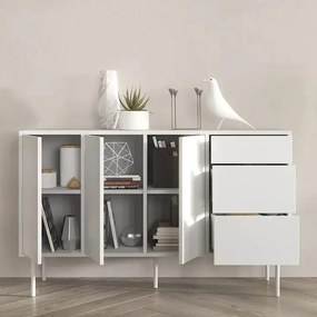 Mirka fehér modern komód