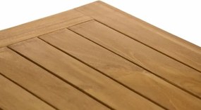 Kerti asztal DIVERO 50 cm - teak fa