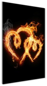 Akril üveg kép Lángoló szív oav-11479384