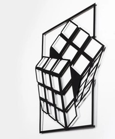 Rubik's fém fali dekoráció, 64×69 cm