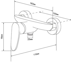 Colly zuhany csaptelep