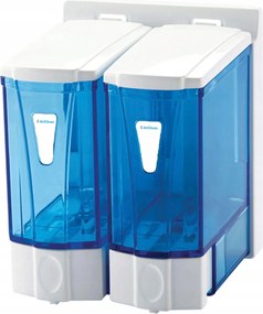 Szappan-, folyadék- vagy géladagoló II kamrás Jet átlátszó 2x250 ml