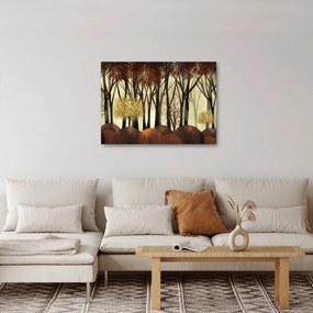 Kép - Dekoratív erdő (70x50 cm)