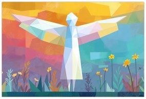 Kép - Virágok őrzője (90x60 cm)