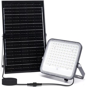 Aigostar - LED RGBW állítható szolár reflektor 150W, 3,4V, IP66 + DO
