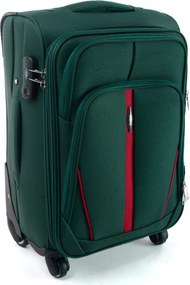 Zöld szövet utazóbőrönd „Practical” - M méret