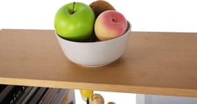 Könyvespolc, tűnyalábos fenyő/fehér, ERDEM NEW TYP 1