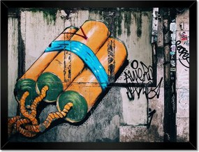 Poszterek keretben 40x30 Graffiti Utcaművészet