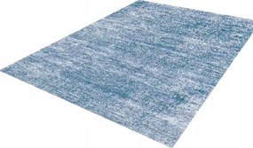 Rövid Sörtéjű Szőnyeg Modern Plüss Kék Vintage 120x170