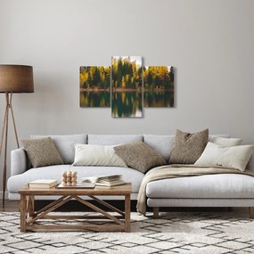 Erdei tó képe (90x60 cm)