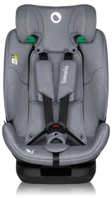 Lionelo - Forgatható autós gyerekülés alappal LAVENDER i-Size 76-150 cm Grey Stone