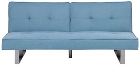 Kék kárpitozott kanapéágy DUBLIN Beliani