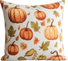 Mikroszálas párnahuzat AUTUMN PUMPKINS 45x45 cm, színes kivitel