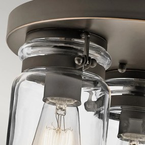 Kichler BRINLEY KL-BRINLEY-F-OZ Süllyesztett mennyezeti lámpa 3x60W/E27