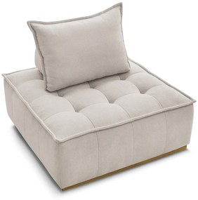 Bézs zsenília fotel Elisa – Bobochic Paris