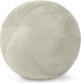 Dekoratív párnahuzat GAJA4 átm. 24 Eurofirany krémszínű gömb töltettel