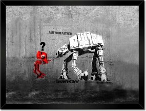 Poszterek keretben 40x30 Banksy I am your father
