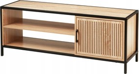 Tv Polc Tv Rtv Loft Ajtásos szekrény Tároló fekete Bézs