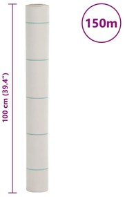 fehér PP talajtakaró membrán 1x150 m