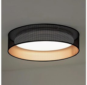 Duolla - LED Mennyezeti lámpa ROLLER LED/24W/230V átm. 45 cm fekete/réz